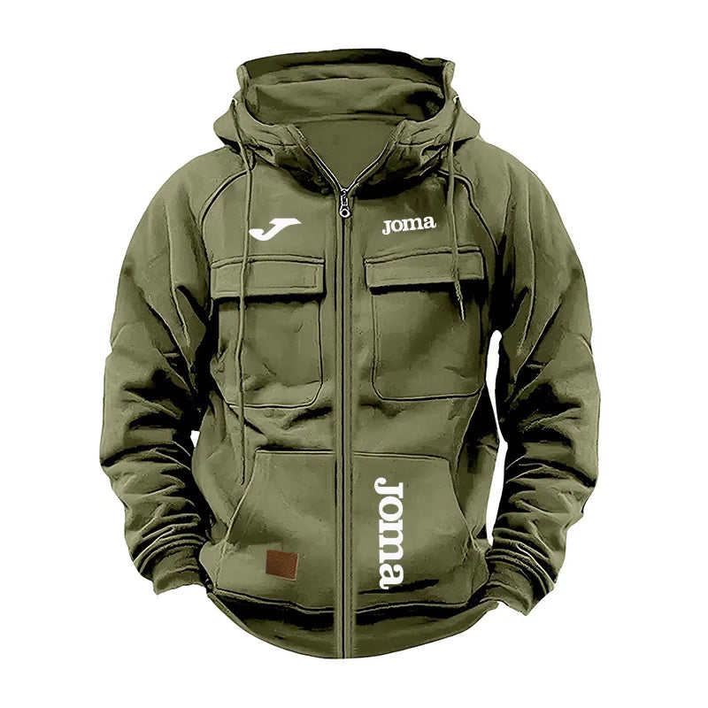 Chaqueta Deportiva Joma con Capucha y Multibolsillos
