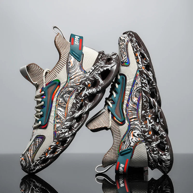 Zapatillas Urbanas Futuristas con Suela Ondulada