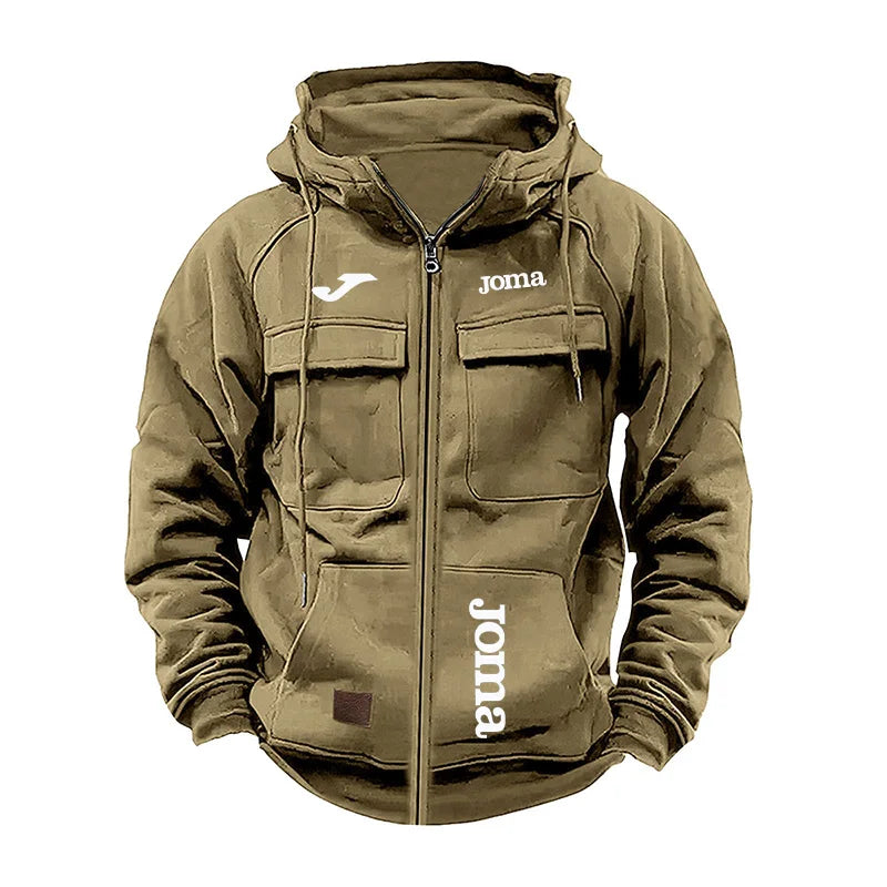 Chaqueta Deportiva Joma con Capucha y Multibolsillos