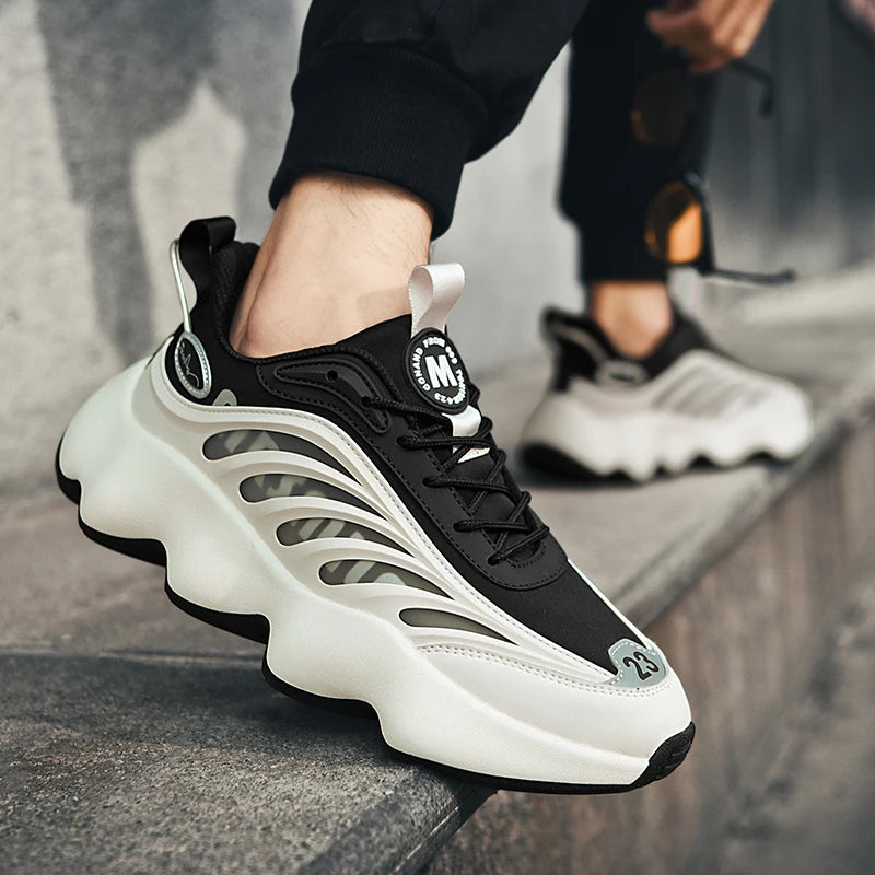Zapatillas Urbanas Futuristas con Suela Ondulada