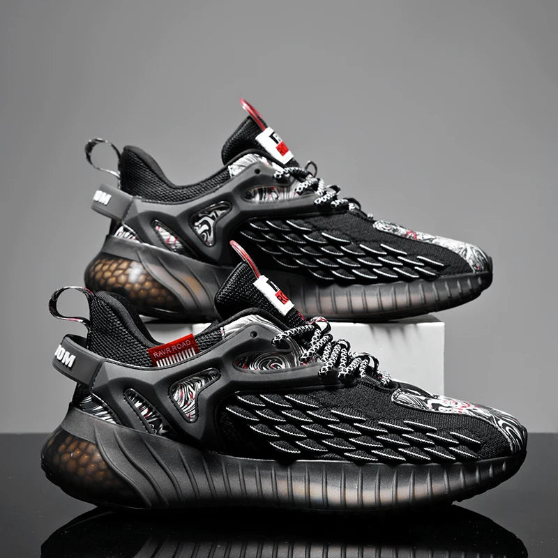 Zapatillas Urbanas Futuristas con Suela Ondulada