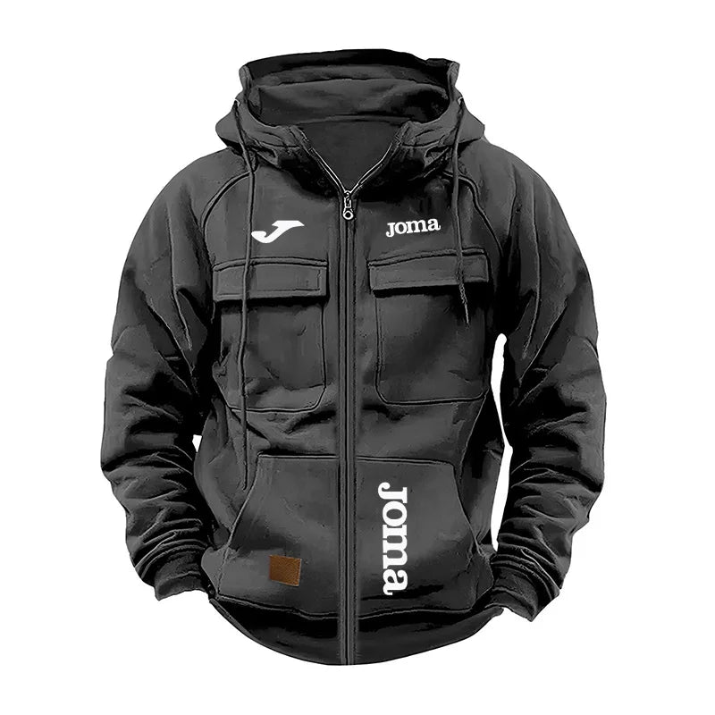 Chaqueta Deportiva Joma con Capucha y Multibolsillos