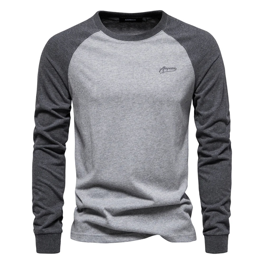 Camiseta de Manga Larga Estilo Raglán