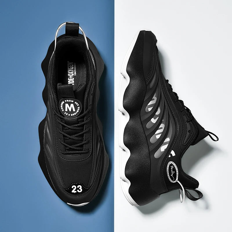 Zapatillas Urbanas Futuristas con Suela Ondulada