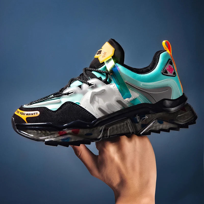Zapatillas Urbanas Futuristas con Suela Ondulada