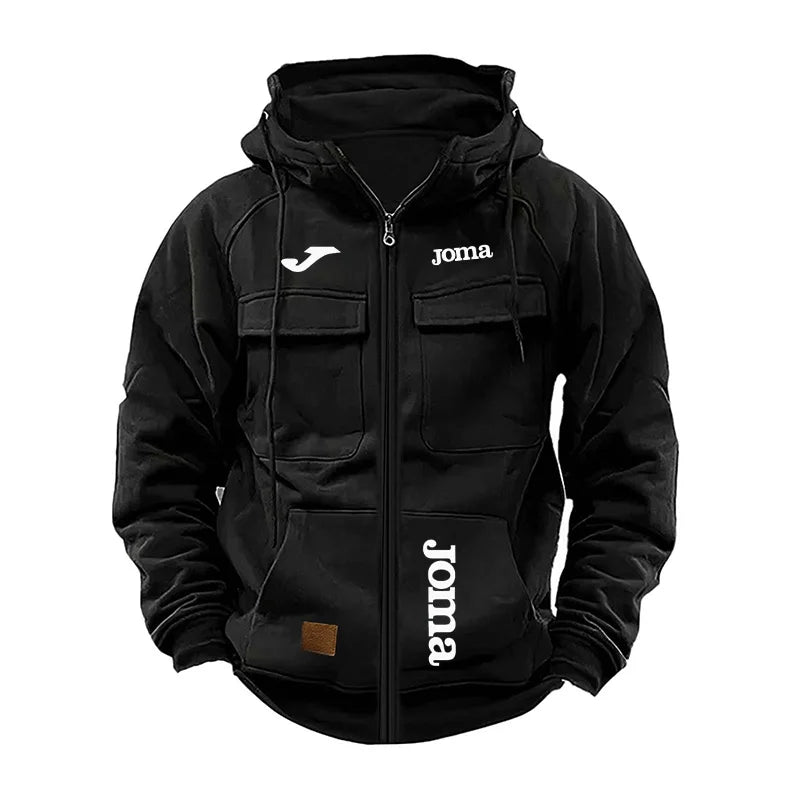 Chaqueta Deportiva Joma con Capucha y Multibolsillos