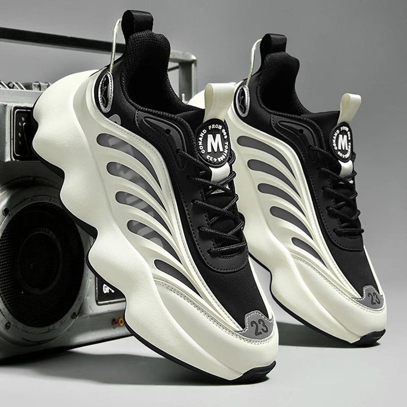 Zapatillas Urbanas Futuristas con Suela Ondulada