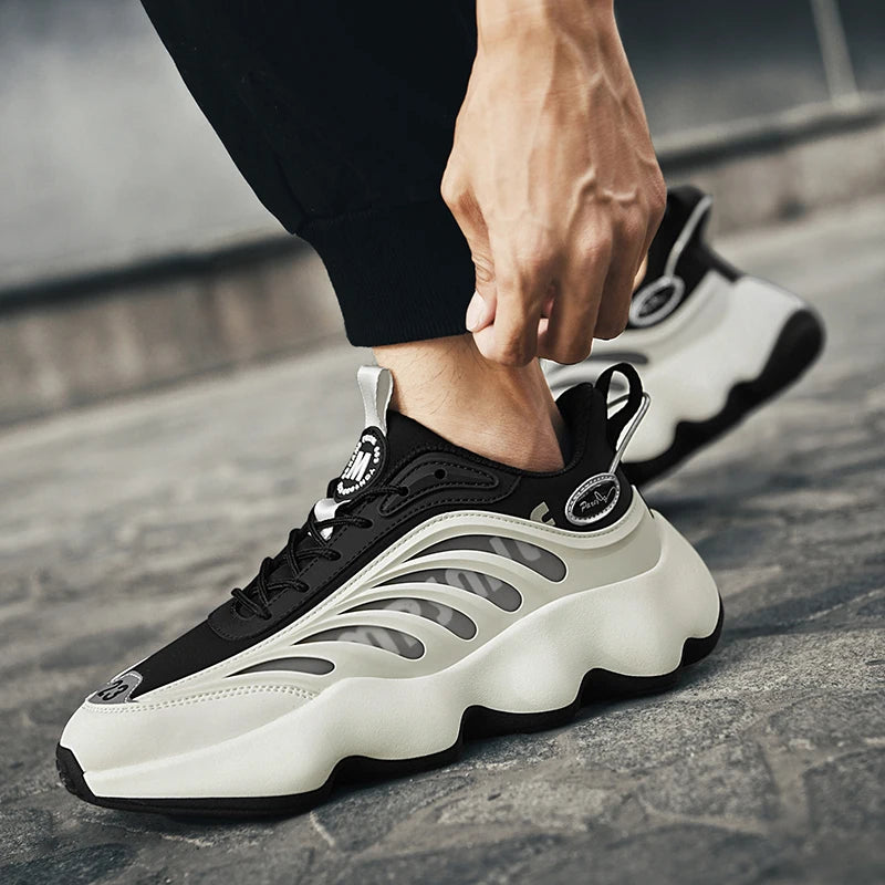 Zapatillas Urbanas Futuristas con Suela Ondulada