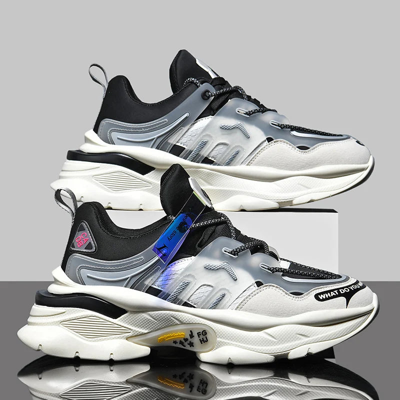 Zapatillas Urbanas Futuristas con Suela Ondulada