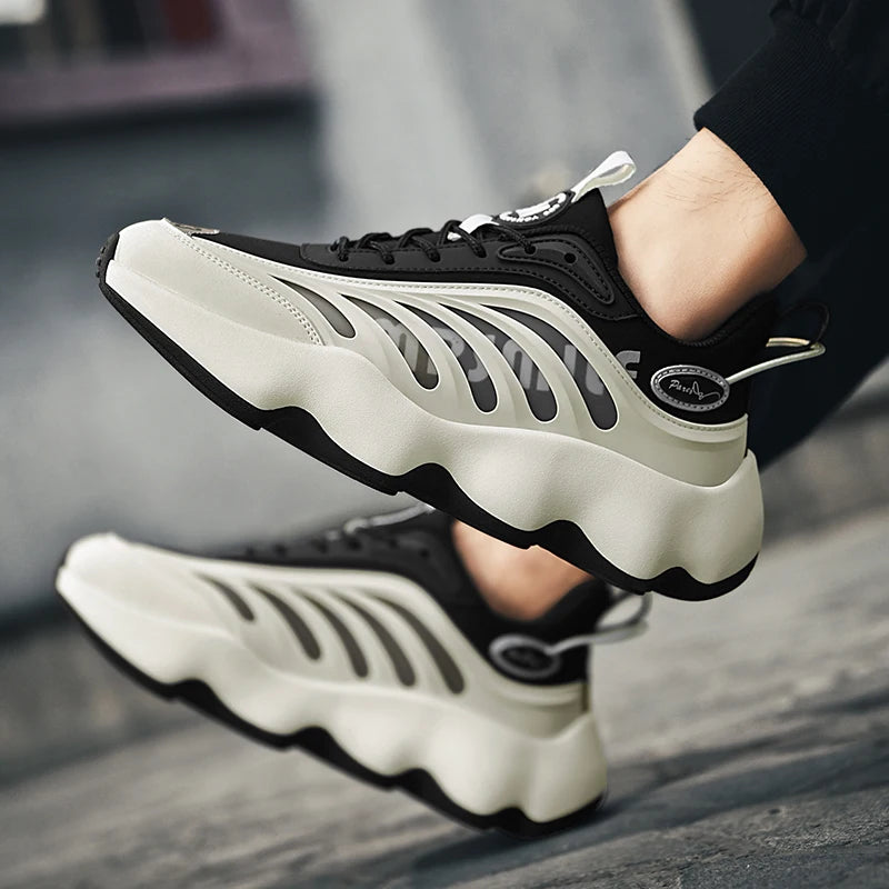 Zapatillas Urbanas Futuristas con Suela Ondulada